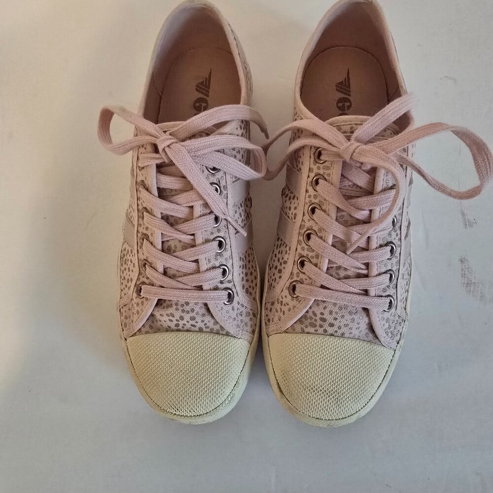 Gola Women's Coaster Metallic Cheetah Sneakers - Size 9 (EUR 40)